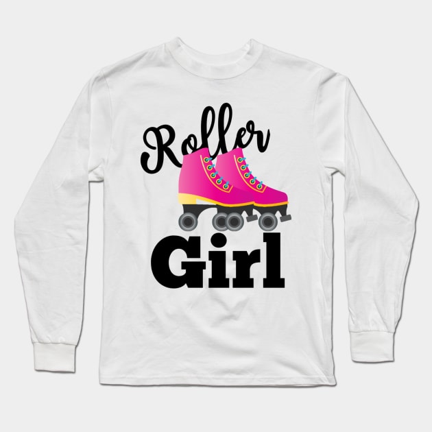 Roller girl Long Sleeve T-Shirt by Bernesemountaindogstuff